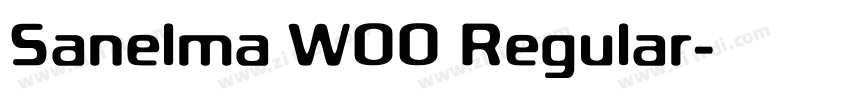 Sanelma W00 Regular字体转换